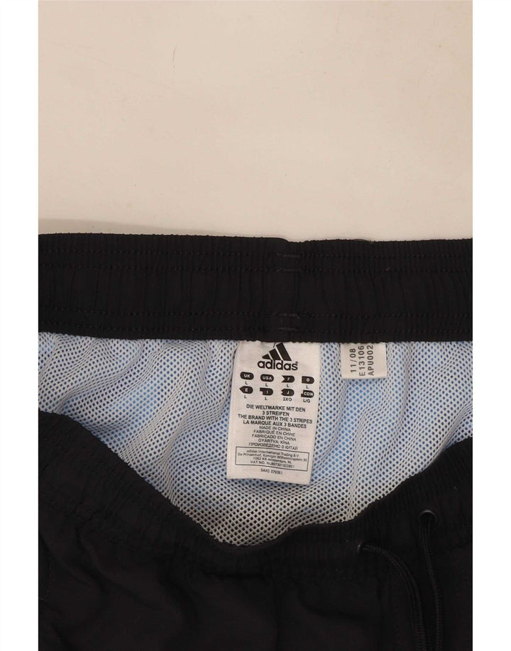 Ανδρικό σορτς κολύμβησης Adidas μεγάλο μαύρο χρώμα πολυεστέρα