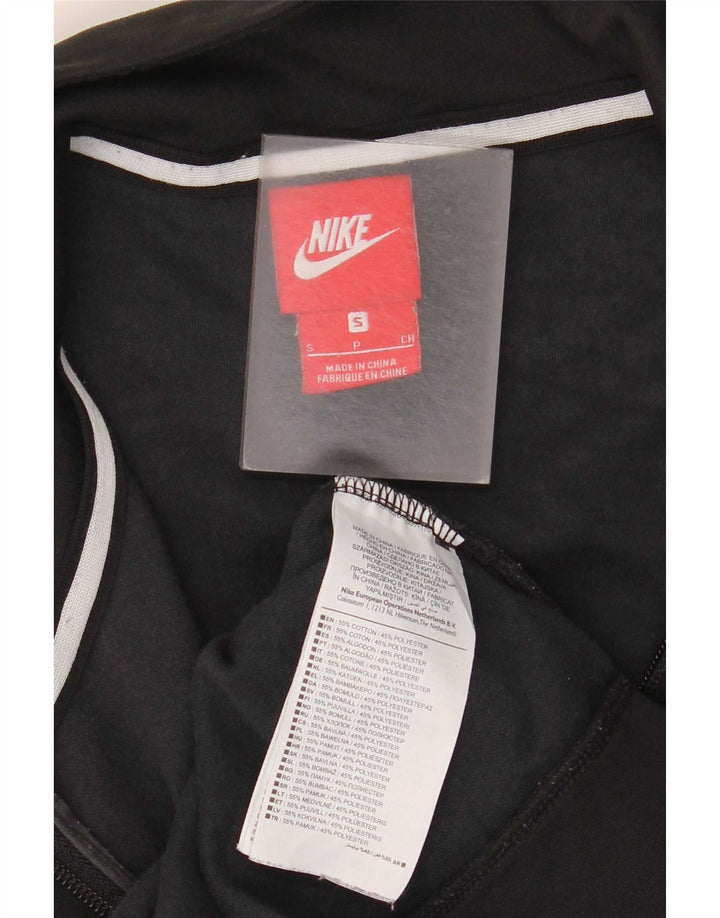 Ανδρική αθλητική φόρμα Nike Μπουφάν με μικρό μαύρο χρώμα, βαμβακερό
