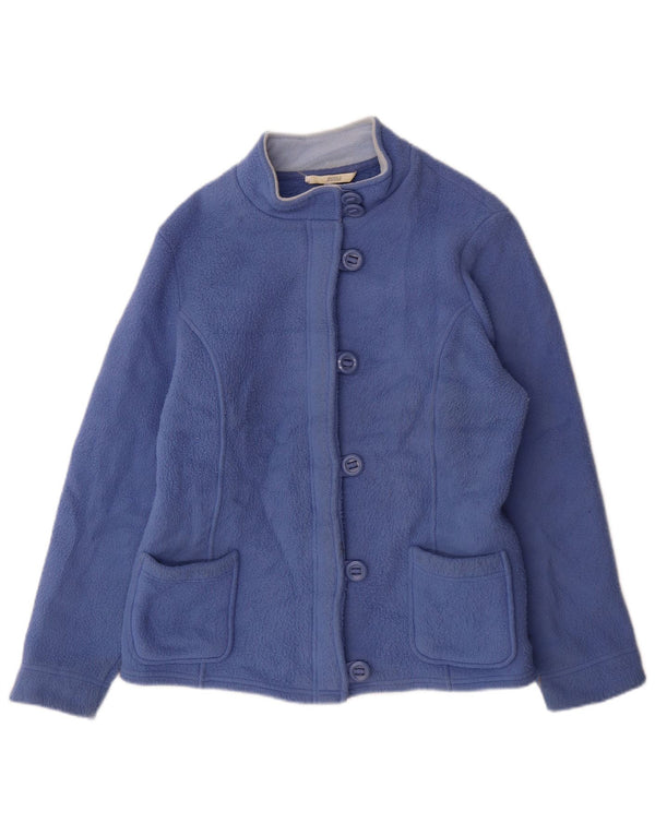 Marks & Spencer Γυναικείο Fleece Jacket UK 14 Large Blue Polyester