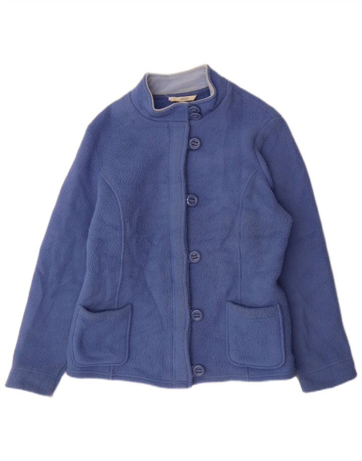 Marks & Spencer Γυναικείο Fleece Jacket UK 14 Large Blue Polyester