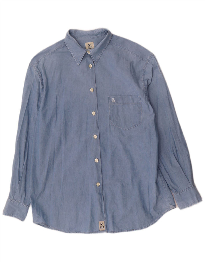 Cerruti 1881 Γυναικείο πουκάμισο UK 14 Medium Blue