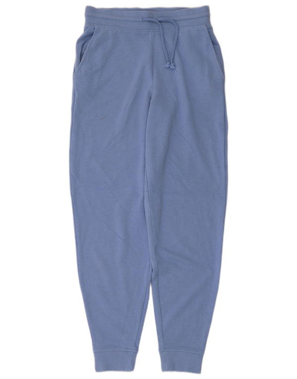 Marks & Spencer Γυναικεία φόρμα παντελόνια Joggers UK 10 Small Blue Cotton