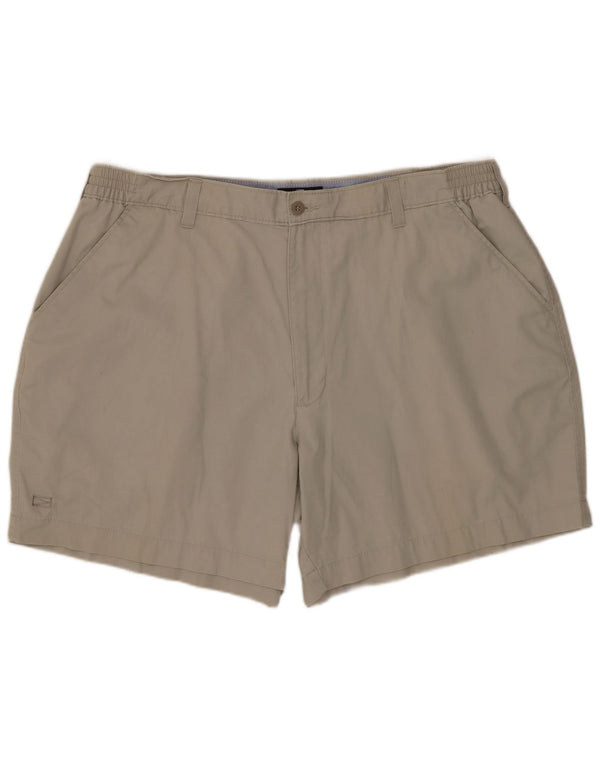 MARKS & SPENCER Ανδρικό σορτς Chino Μπλε Harbour W40 XL Μπεζ βαμβακερό