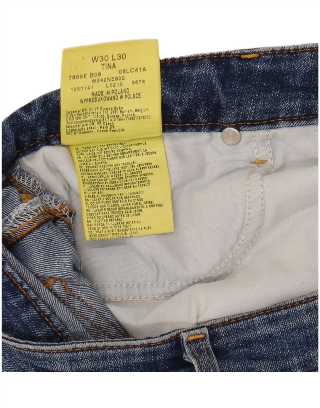 WRANGLER Γυναικείο Tina Bootcut Jeans W30 L30 Μπλε βαμβακερό
