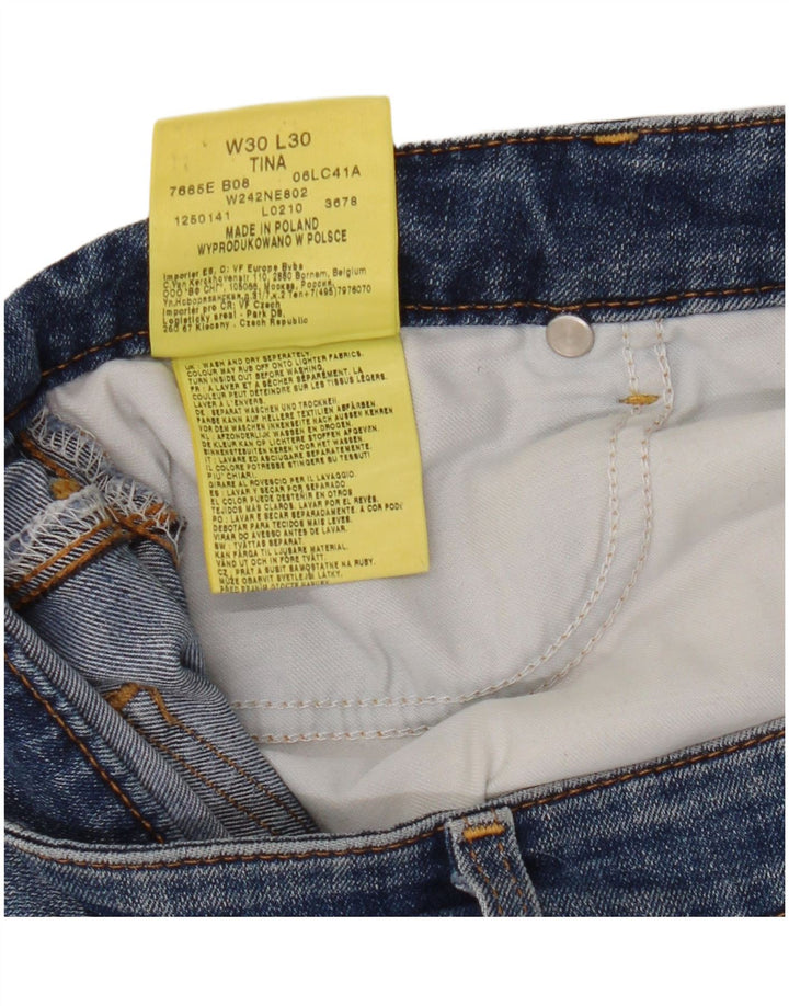 WRANGLER Γυναικείο Tina Bootcut Jeans W30 L30 Μπλε βαμβακερό