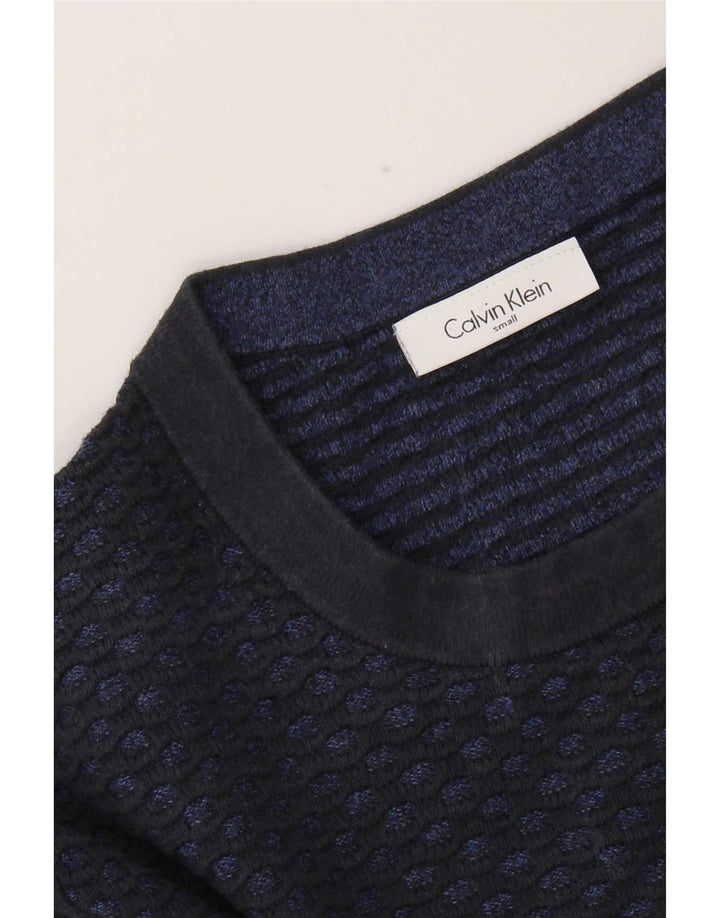 Ανδρικό πουλόβερ Calvin Klein Crew Neck Jumper Μικρό Navy Blue