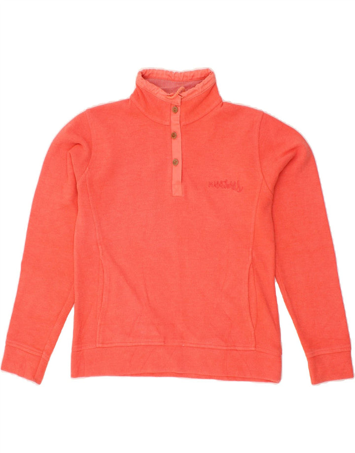 REGATTA Womens Button Neck Sweatshirt Jumper UK 10 Small Pink Cotton Vintage Regatta and Second-Hand Regatta from Messina Hembry 