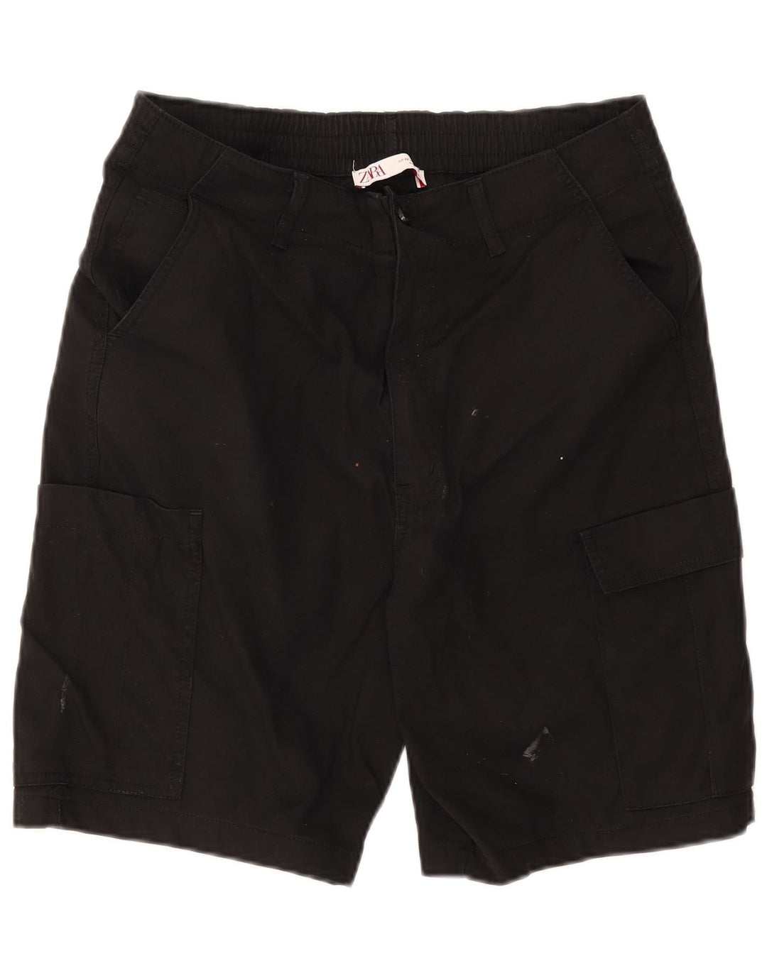 Zara Ανδρικό σορτς Cargo EU 42 Large W32 Μαύρο