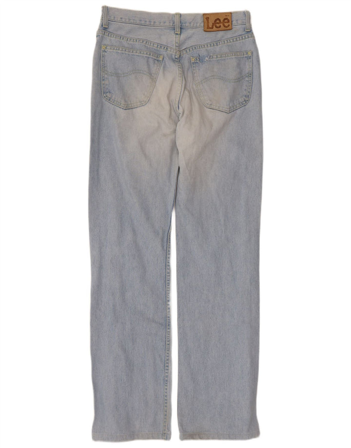 Lee Mens Straight Jeans W32 L32 Blue Cotton