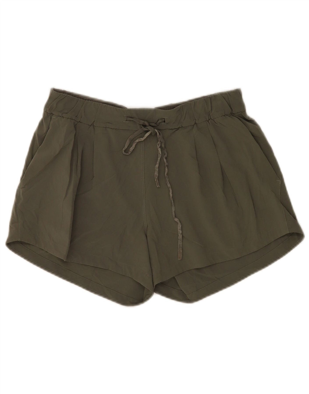 Γυναικείο αθλητικό σορτς Lululemon US 6 Medium Khaki Polyester