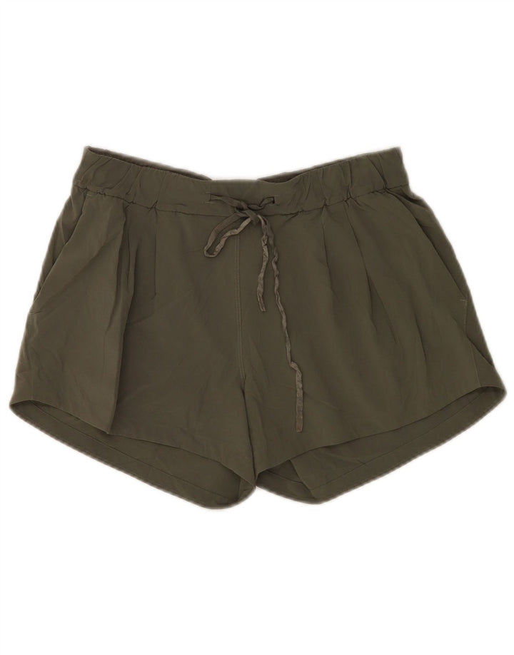 Γυναικείο αθλητικό σορτς Lululemon US 6 Medium Khaki Polyester