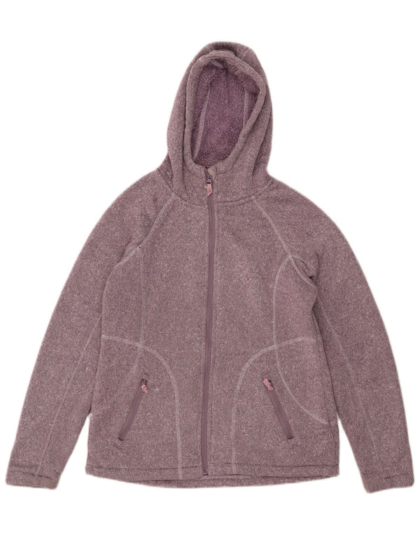 Mountain Warehouse Γυναικείο πουλόβερ με φερμουάρ UK 10 Small Purple Flecked