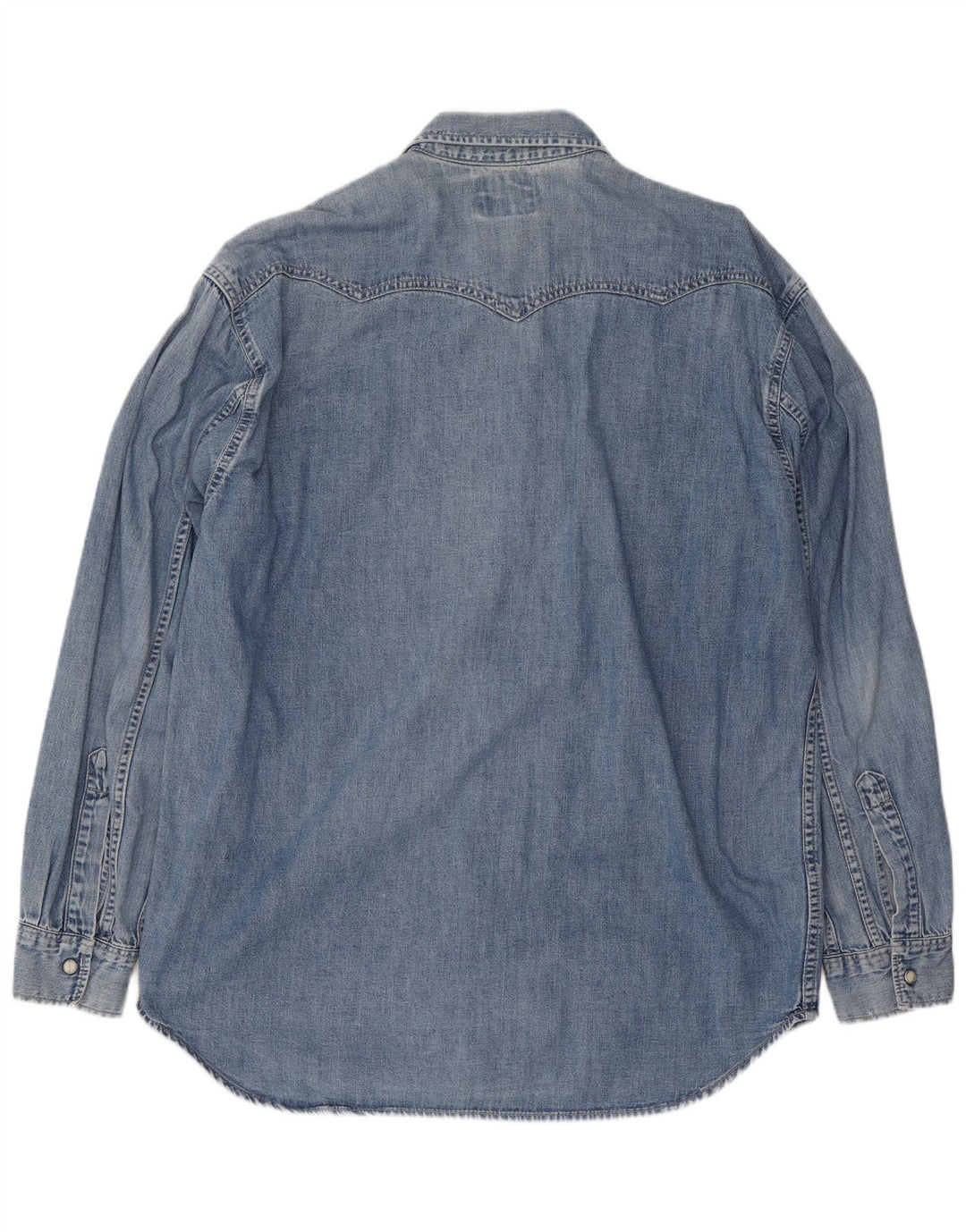 Ανδρικό τζιν πουκάμισο Levi's μεγάλο μπλε βαμβακερό