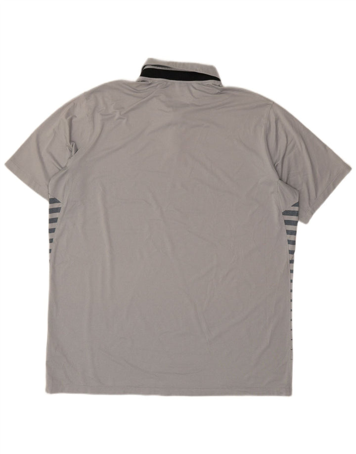 Ανδρικό μπλουζάκι Nike Dri Fit Polo XL Γκρι ριγέ πολυεστέρα