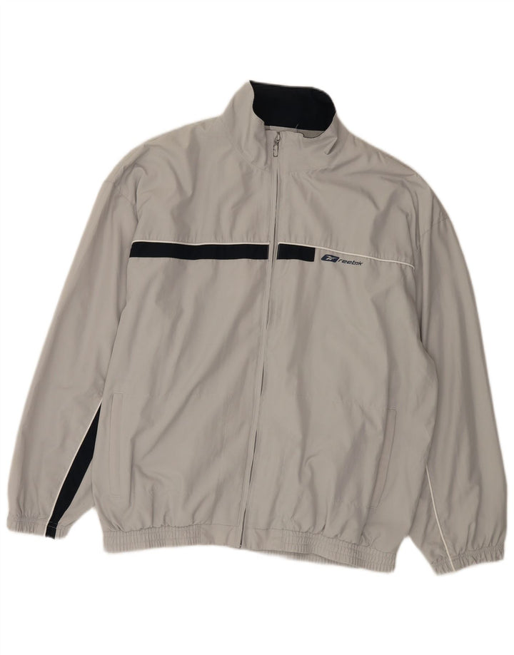 Ανδρική φόρμα Reebok Loose Fit Top Jacket Small Grey Colourblock Polyester