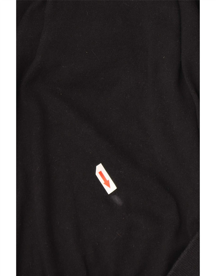 Ανδρικό πουλόβερ Gap Crew Neck Jumper Μικρό μαύρο βαμβακερό