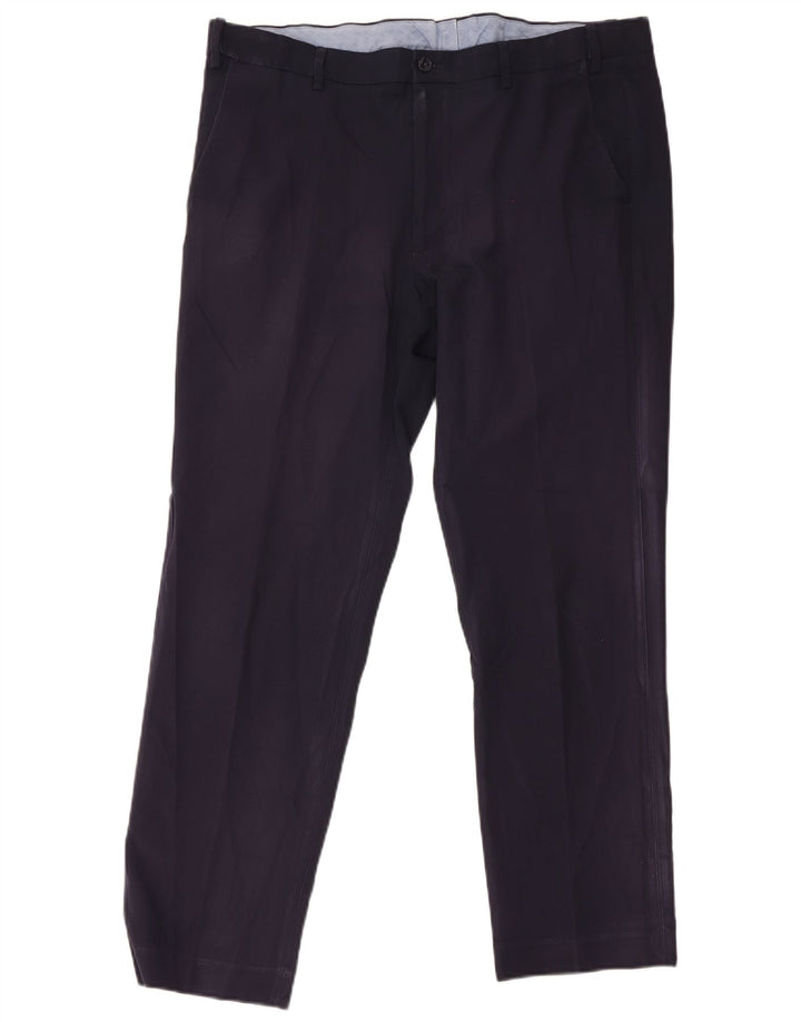 Marks & Spencer Ανδρικό ίσιο κανονικό παντελόνι W38 L31 Navy Blue