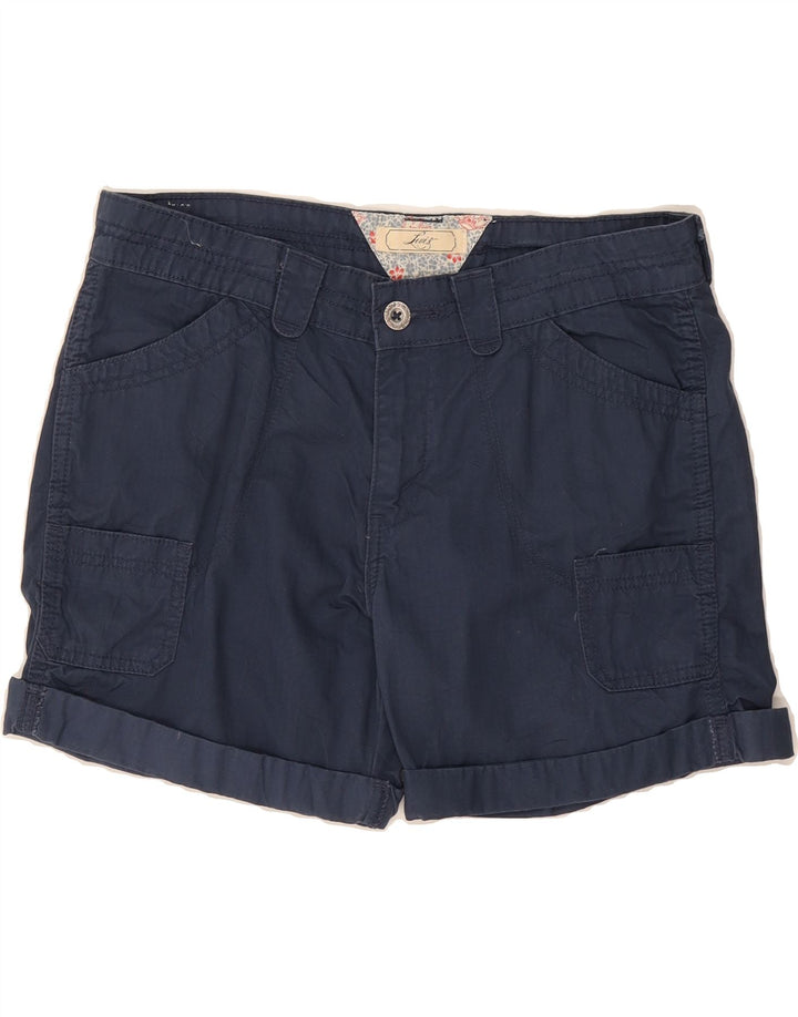 LEVI'S Womens Cargo Shorts US 10 Large W34  Navy Blue Cotton Vintage Levi's and Second-Hand Levi's from Messina Hembry 