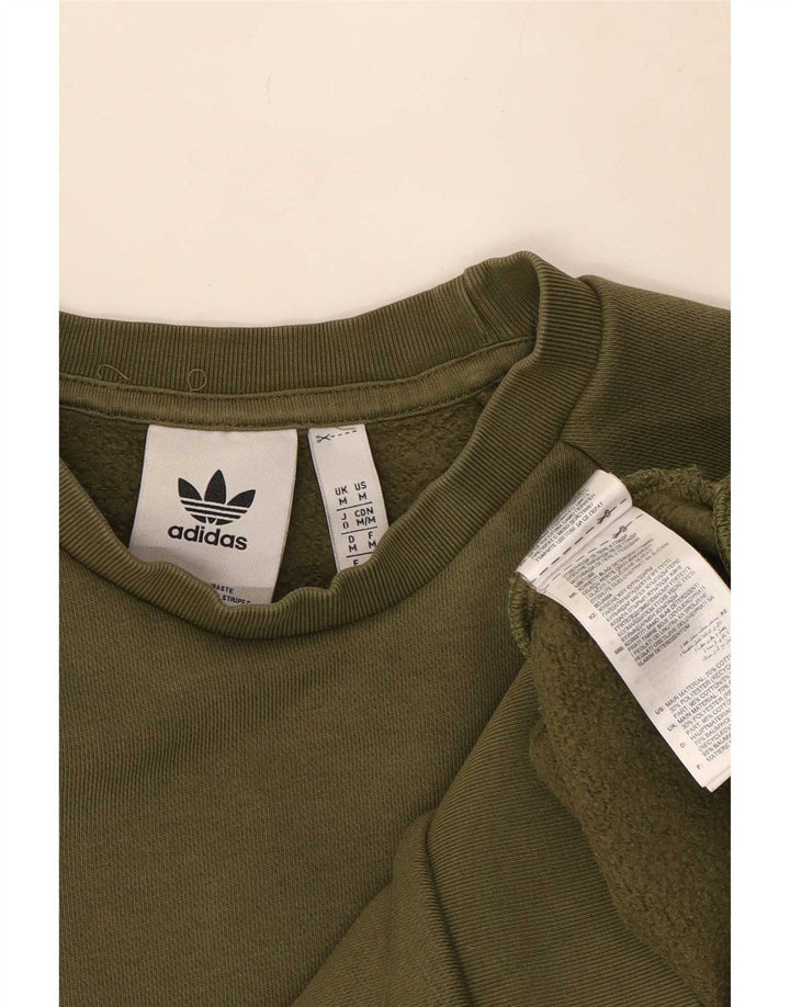 Ανδρικό φούτερ Adidas Jumper Μεσαίο χακί βαμβακερό