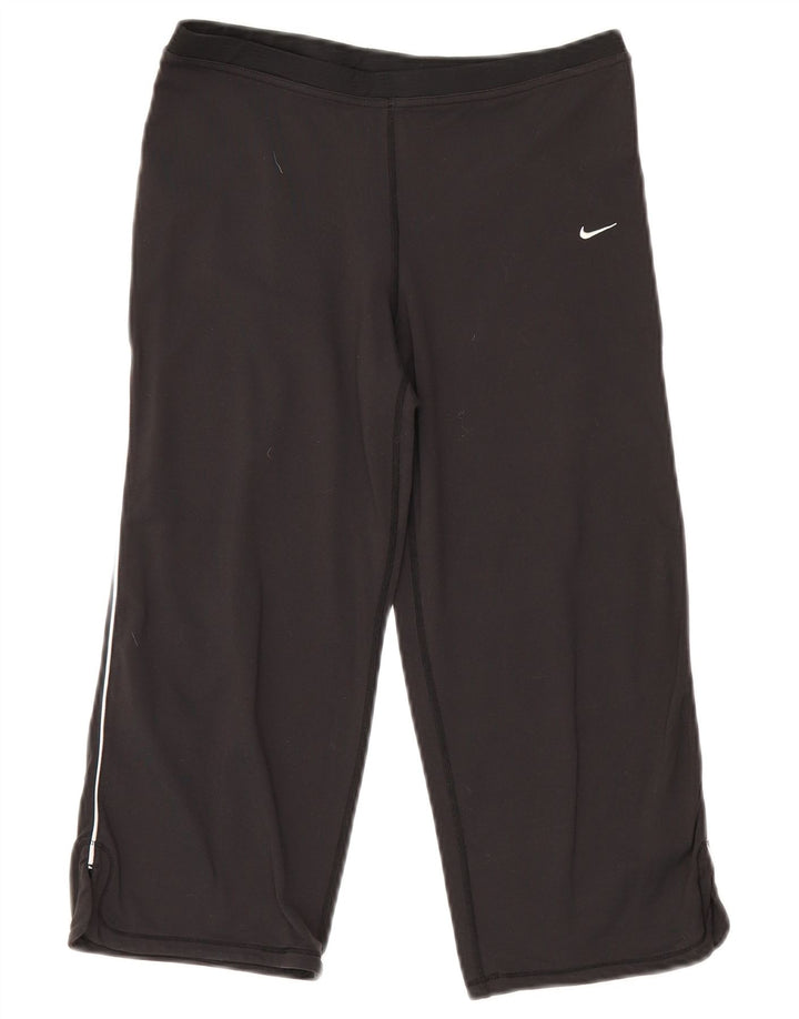 Nike Γυναικεία κολάν Capri UK 8/10 Small Black Nylon