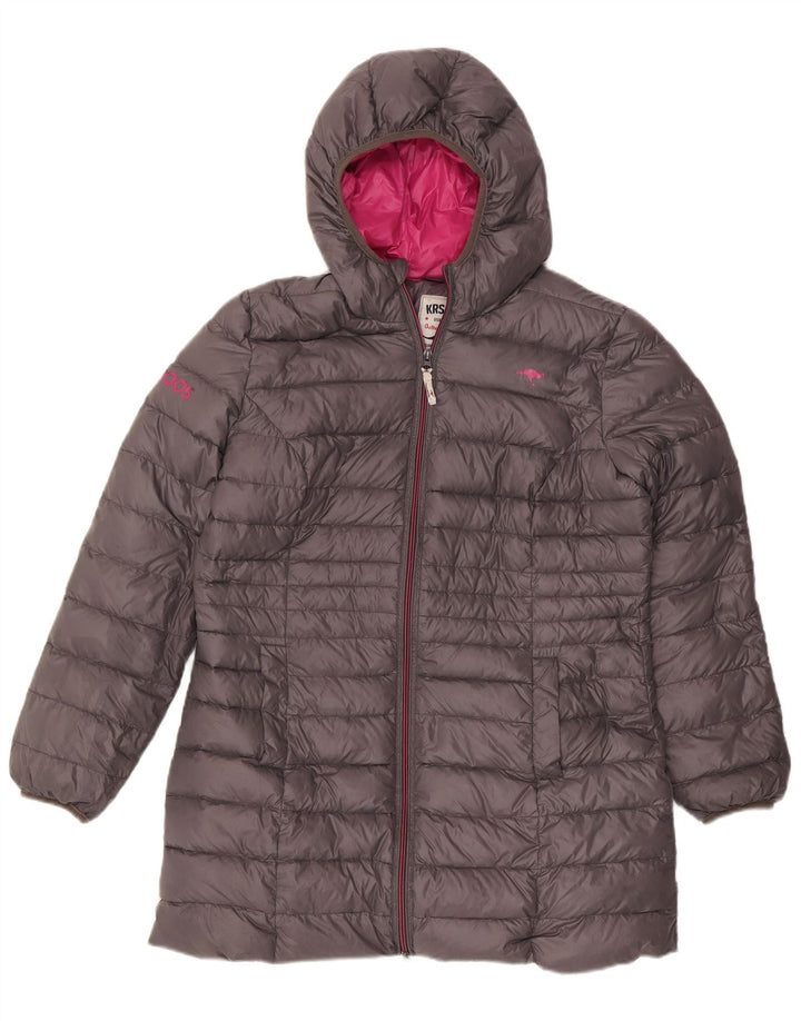 Γυναικείο μπουφάν με κουκούλα Kangaroos UK 18 XL Grey Polyamide