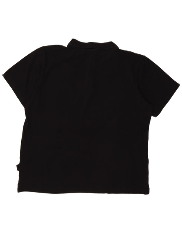 Ellesse Ανδρικό Πόλο Μπλουζάκι 2XL Μαύρο βαμβακερό