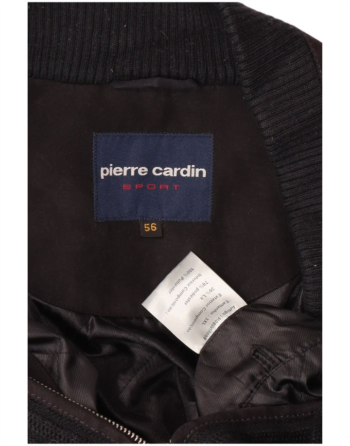 Ανδρικό πουλόβερ Pierre Cardin Ζακέτα IT 56 XL Μαύρο Πολυεστέρας