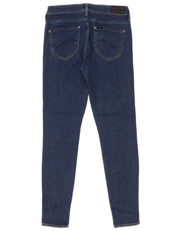 Lee Womens Scarlett Skinny Jeans W28 L31 Blue Cotton