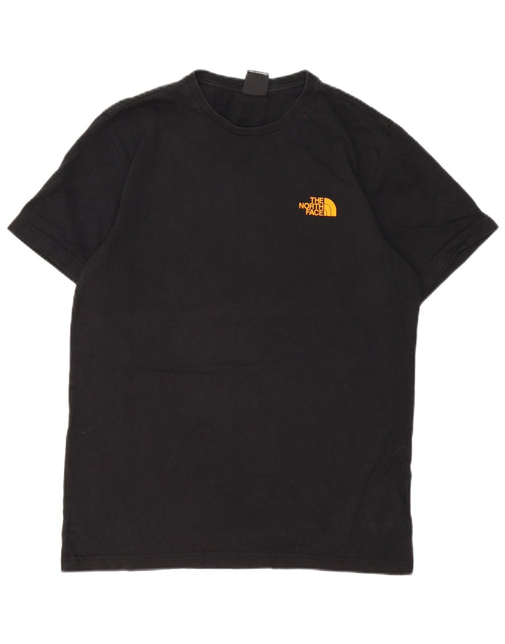 Ανδρικό γραφικό T-Shirt North Face Top Μεσαίο μαύρο βαμβακερό