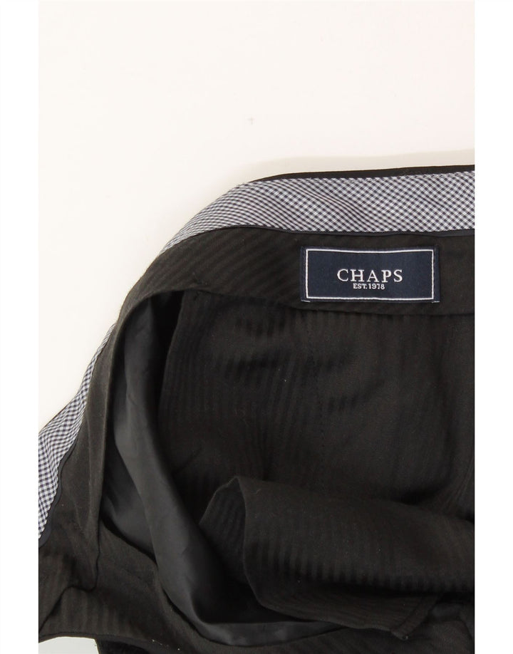 CHAPS Ανδρικό ίσιο παντελόνι W40 L31 Μαύρο