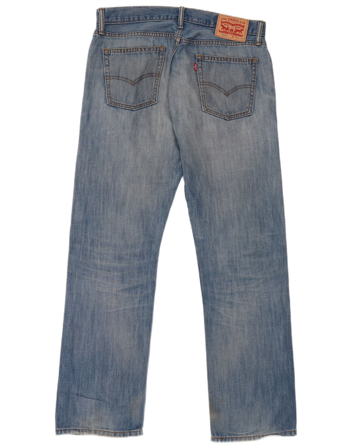 LEVI'S Ανδρικό τζιν 514 ίσιο W34 L32 Μπλε βαμβακερό