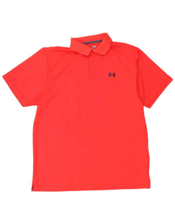 Under Armour Ανδρικό Heat Gear Polo πουκάμισο XL κόκκινο πολυεστέρα
