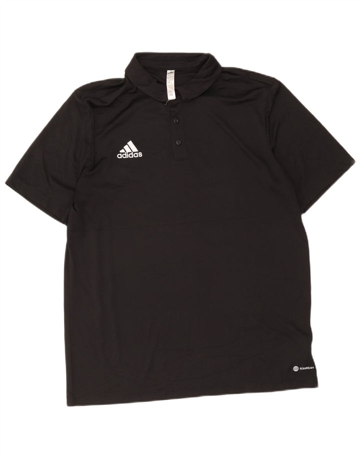 Adidas Ανδρικό πουκάμισο Aeroready Polo μεγάλο μαύρο πολυεστέρα