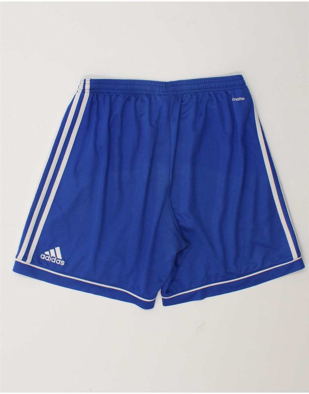Ανδρικό αθλητικό σορτς Adidas Climalite από μεγάλο μπλε πολυεστέρα