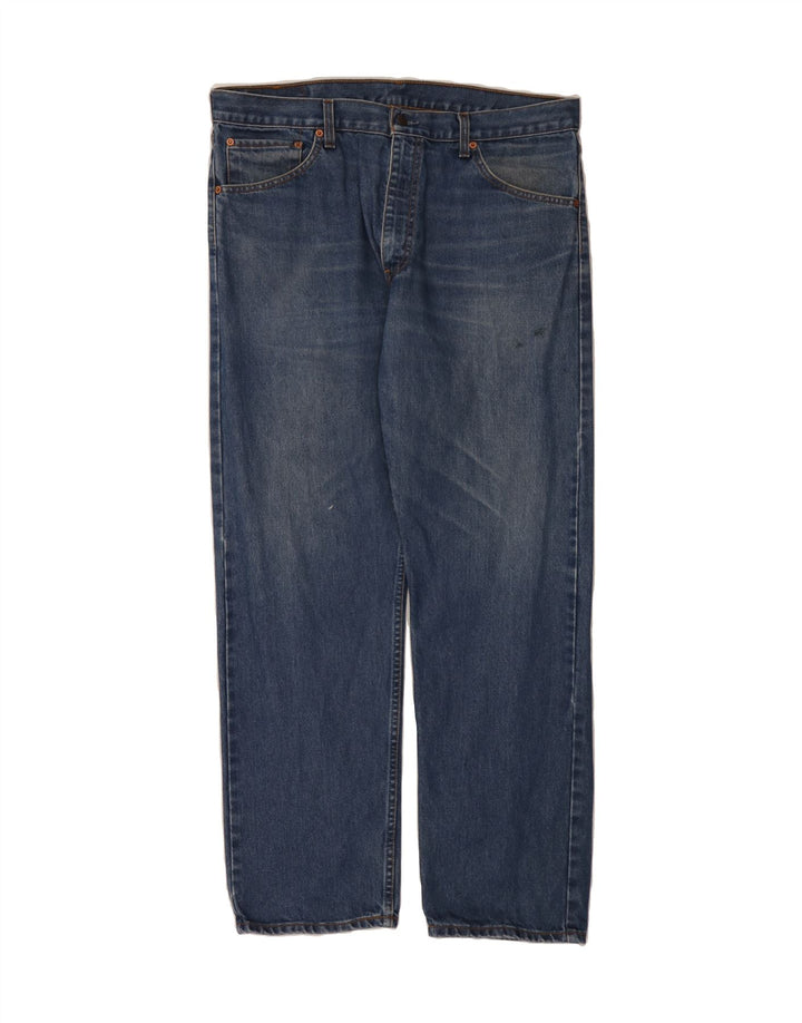 LEVI'S Mens 521 Straight Jeans W38 L30 Blue Vintage Levi's and Second-Hand Levi's from Messina Hembry 