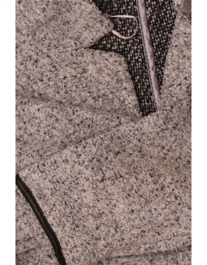 Marks & Spencer Γυναικείο Πανωφόρι UK 8 Small Grey Flecked Polyester