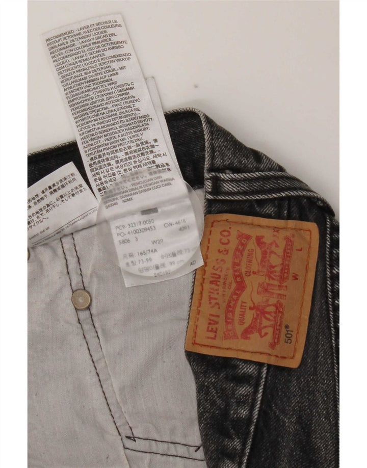 Γυναικείο σορτς Levi's 501 Τζιν W29 Βαμβακερό μεσαίο γκρι