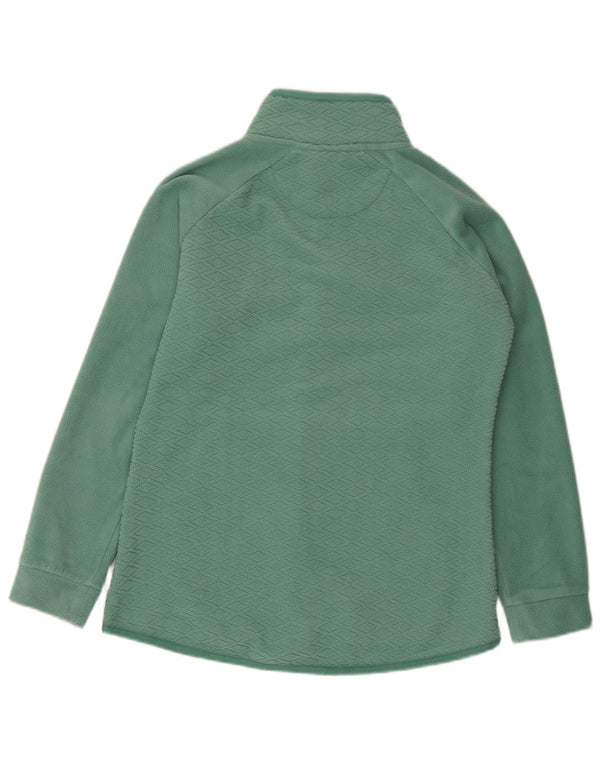 Weird Fish Γυναικείο μεγάλο φλις μπουφάν UK 10 Small Green Polyester