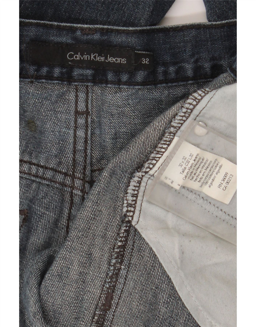 Ανδρικό τζιν ίσιο Calvin Klein W32 L32 Navy Blue Cotton