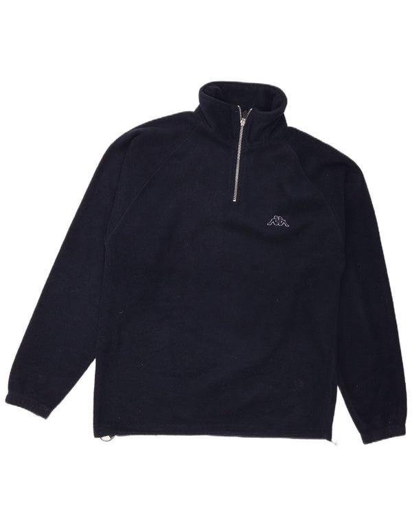 Kappa Ανδρικό φερμουάρ με φερμουάρ Fleece Jumper Medium Navy Blue Polyester