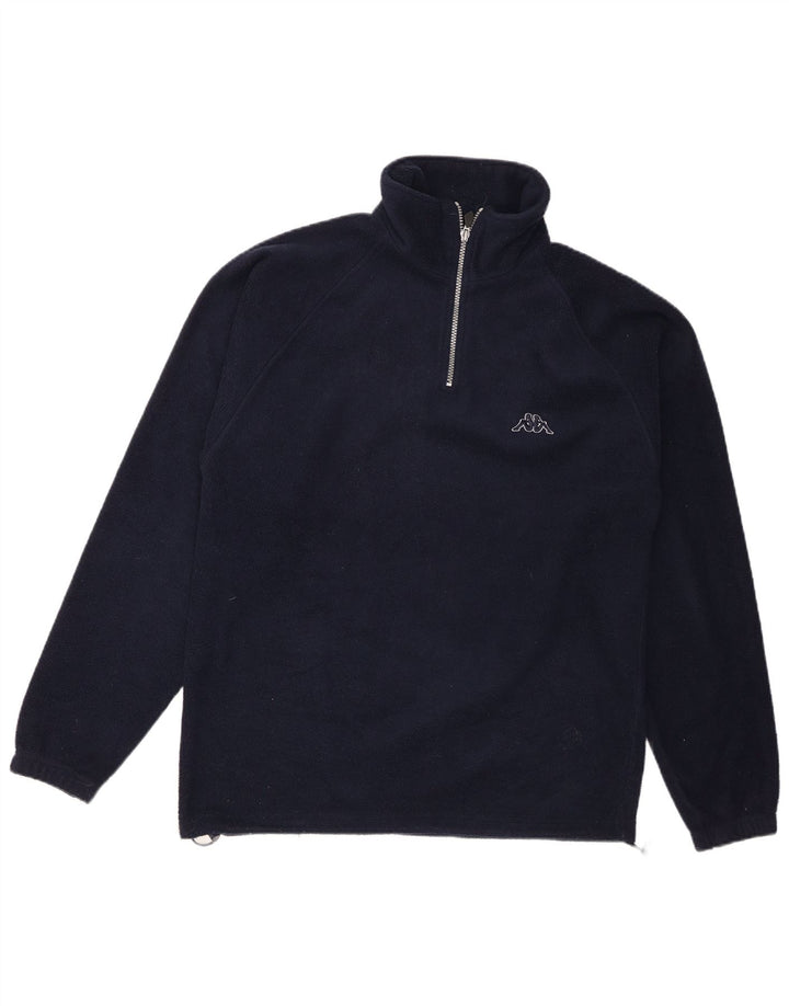 Kappa Ανδρικό φερμουάρ με φερμουάρ Fleece Jumper Medium Navy Blue Polyester