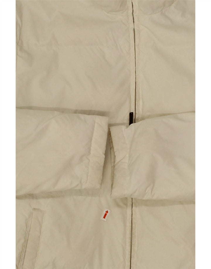 TOMMY HILFIGER Womens Padded Jacket UK 16 Large White Nylon Vintage Tommy Hilfiger and Second-Hand Tommy Hilfiger from Messina Hembry 