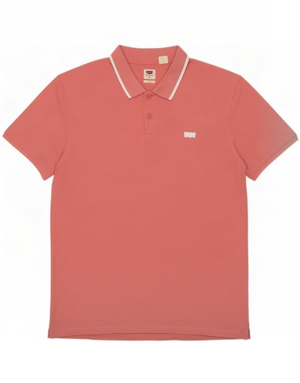 Ανδρικό πουκάμισο Levi's Slim Fit Polo XL Ροζ βαμβακερό