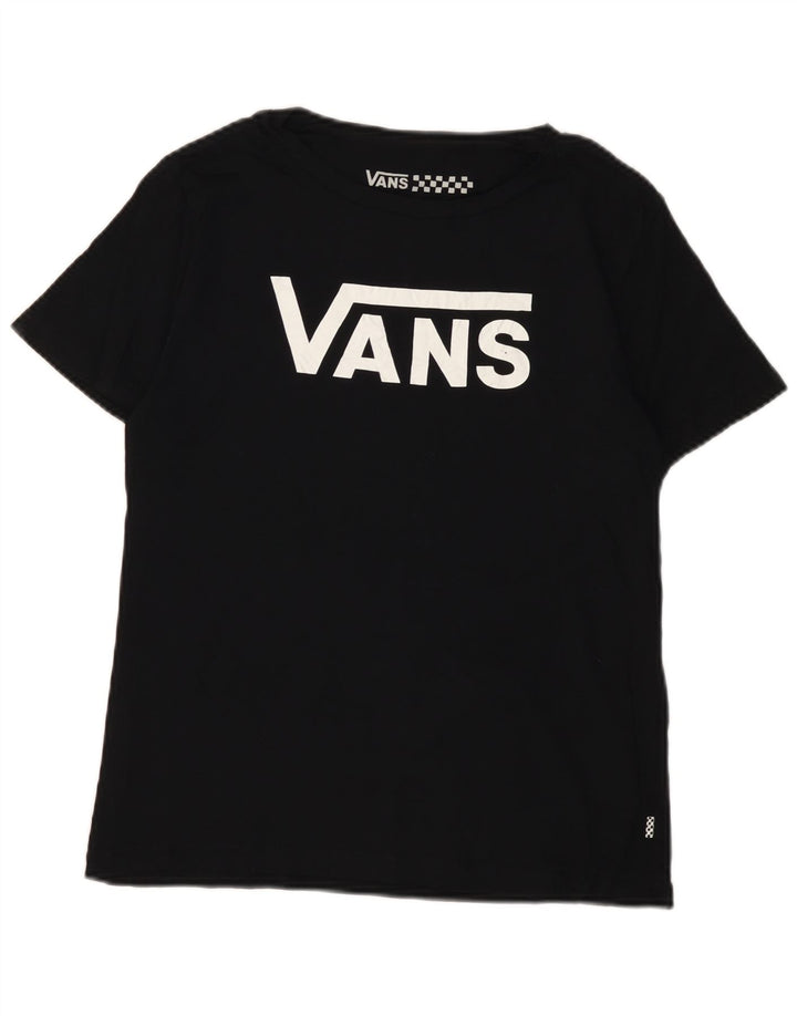 Γυναικείο γραφικό T-Shirt VANS Top UK 12 Medium Black