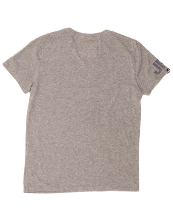 Ανδρικό γραφικό μπλουζάκι SUPERDRY Top Medium Grey Polyester
