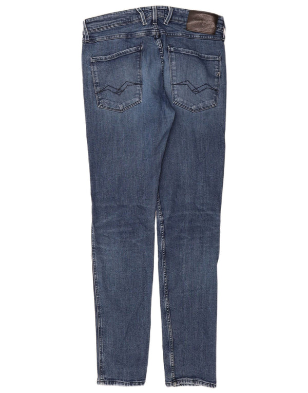 Replay Γυναικείο Anbass Slim Jeans W33 L32 Μπλε βαμβακερό