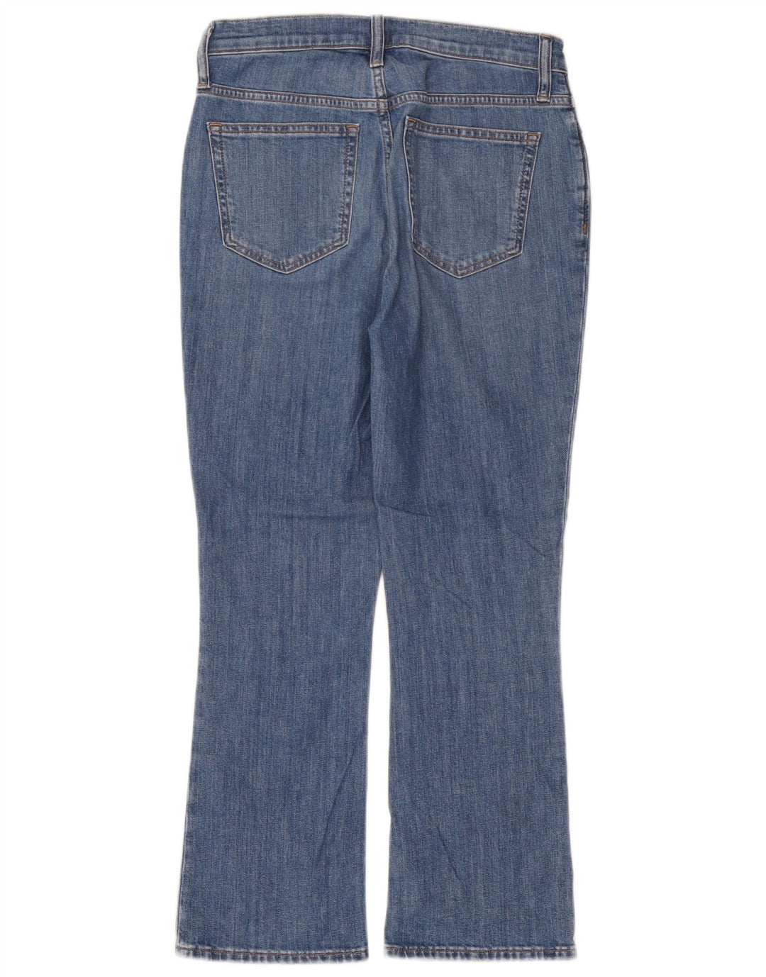 J. Crew Γυναικείο Μεσοπρόθεσμο Crop Flared Jeans W26 L27 Μπλε βαμβακερό