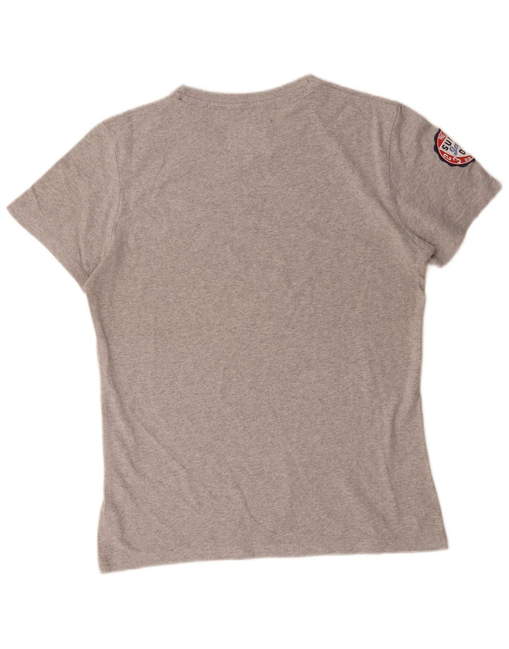 Ανδρικό γραφικό T-Shirt Superdry Top Μεσαίο γκρι βαμβακερό