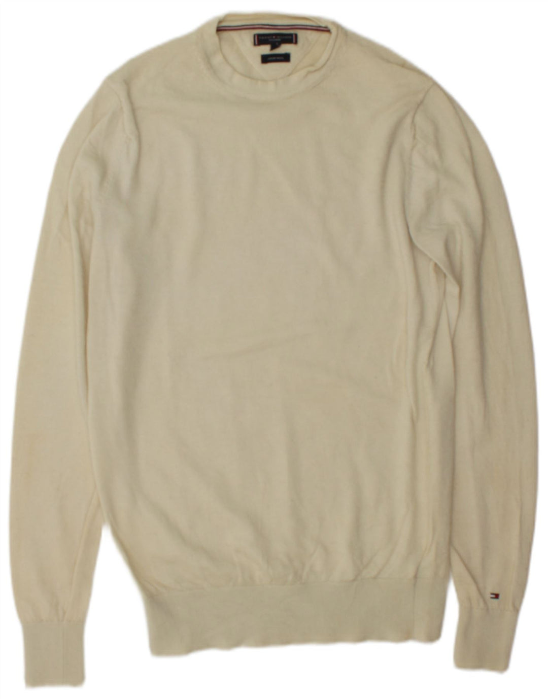 Ανδρικό πουλόβερ Tommy Hilfiger Tailored Crew Neck Jumper από μεσαίο μάλλινο