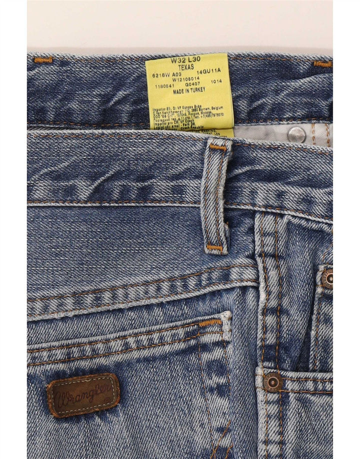 Wrangler Ανδρικό Texas Straight Jeans W32 L27 Μπλε βαμβακερό